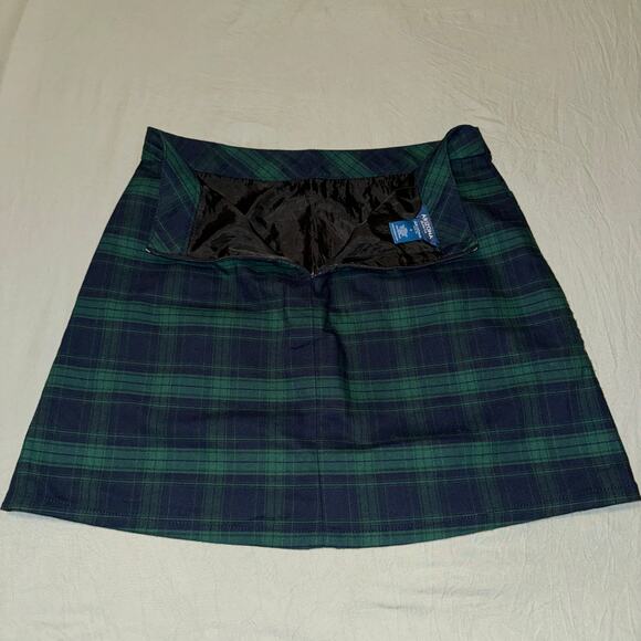 Arizona Jean Co Green/Blue Plaid Mini Skirt Women's Size 11 Gently Used - Picture 7 of 8